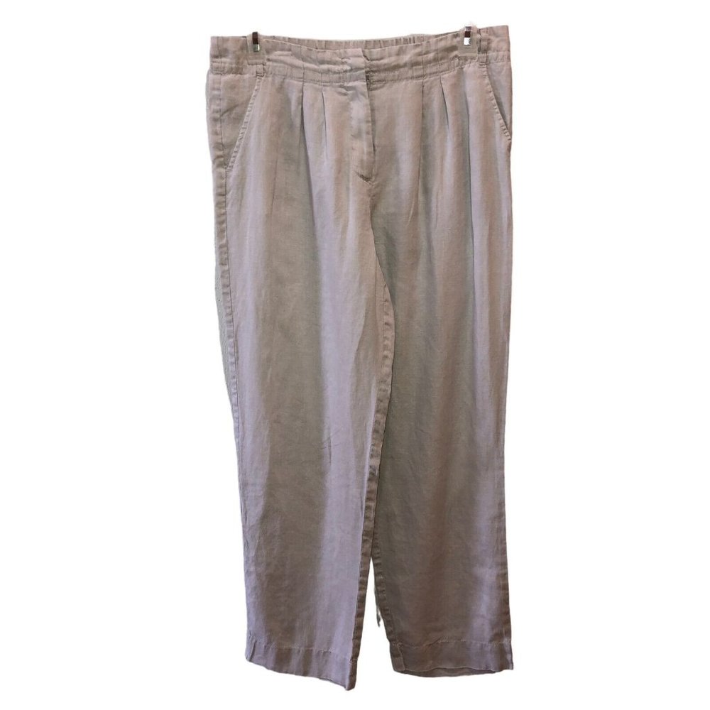 august silk Straight Leg Pants in Light Taupe
